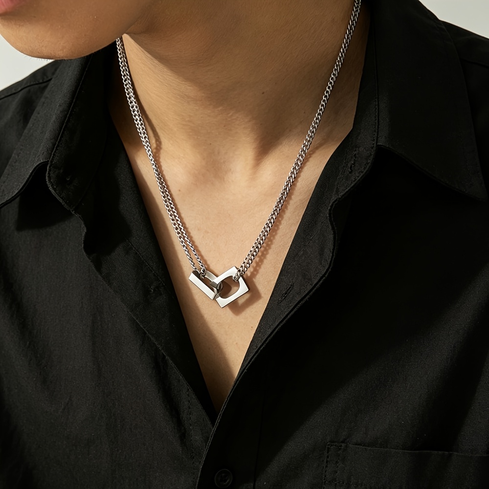 Minimalist Korean Style Double Layer Necklace